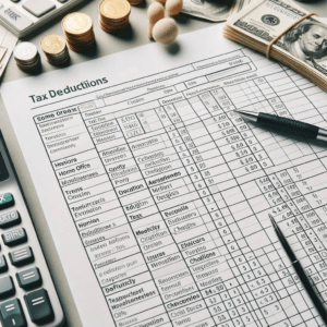 List of Tax Deductions